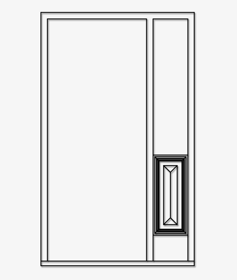 Door With Panel - Door, transparent png download