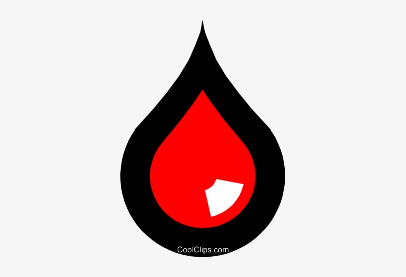 Símbolo De Uma Gota De Sangue Livre De Direitos Vetores - Vetor Gota De Sangue Png, transparent png download