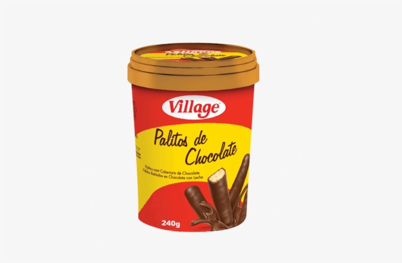 Palito De Chocolate Ao Leite Village 240gr - Village Alimentos, transparent png download