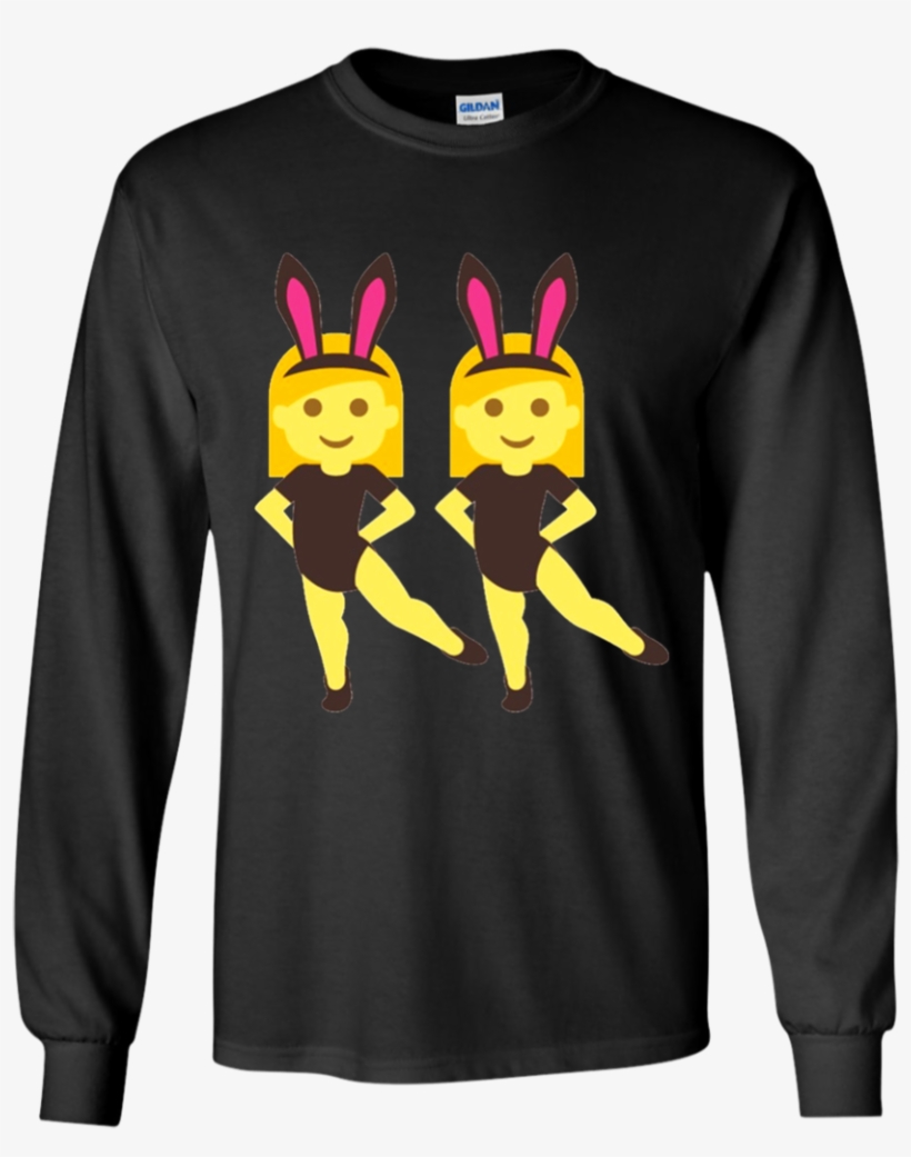 Easter Bunny Ears Face Cute Bow Little T-shirt - Bunny Ears Girls T-shirt Women's Men's Halloween Costume, transparent png download
