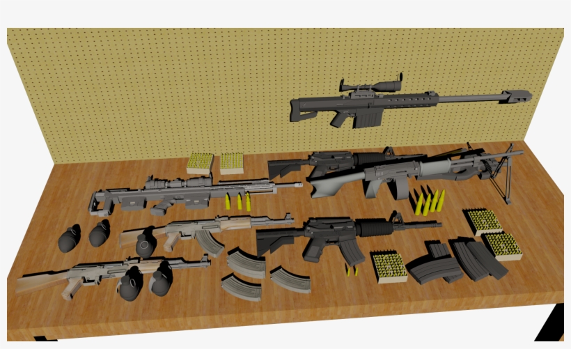 File - Myweapons0008 - Firearm, transparent png download