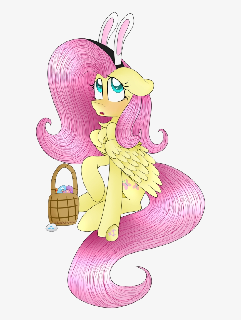 Katietheponyartist, Basket, Bunny Ears, Easter, Easter - Illustration, transparent png download