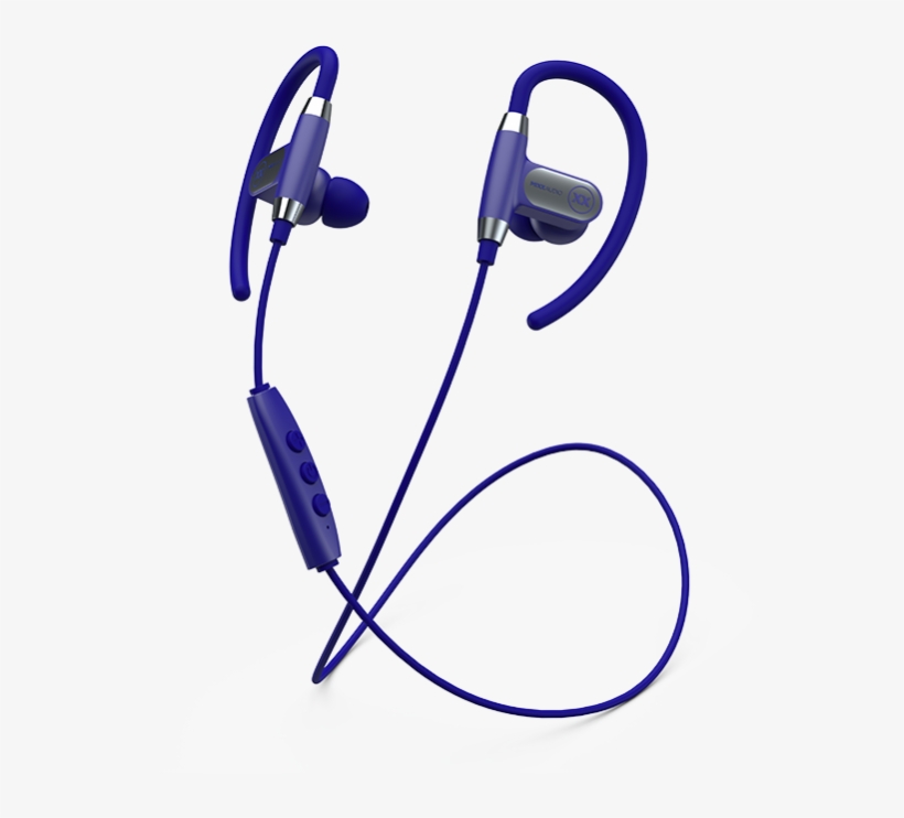 Secure Fit 2 Wireless Sports Earphones Blue - Headphones, transparent png download