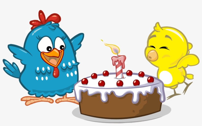 Galinha Pintadinha Pintinho Bolo Aniversário - Galinha Pintadinha E Pintinho Amarelinho, transparent png download