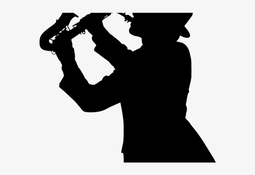 Saxophone Clipart Clip Art - Trumpet Silhouette Png, transparent png download