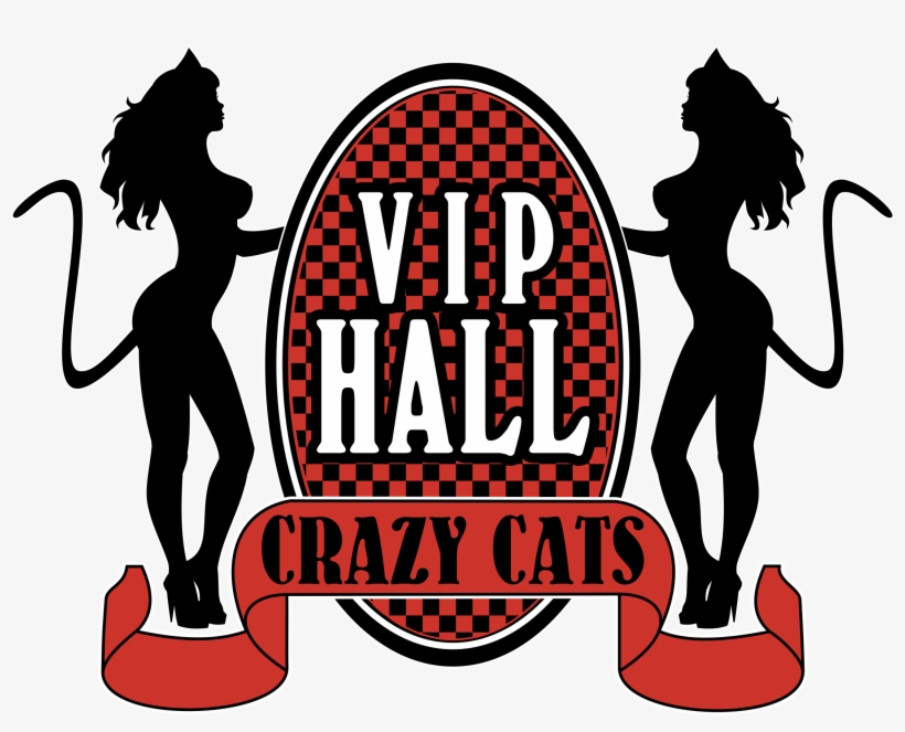Vip Hall Crazy Cats Logo Png Transparent - Vip, transparent png download