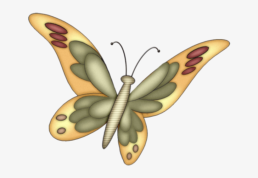 Clipart Transparent Library Papillons Png Tubes Borboleta - Butterfly, transparent png download