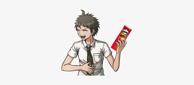 Pringles - Hajime Hinata Happy Sprite, transparent png download