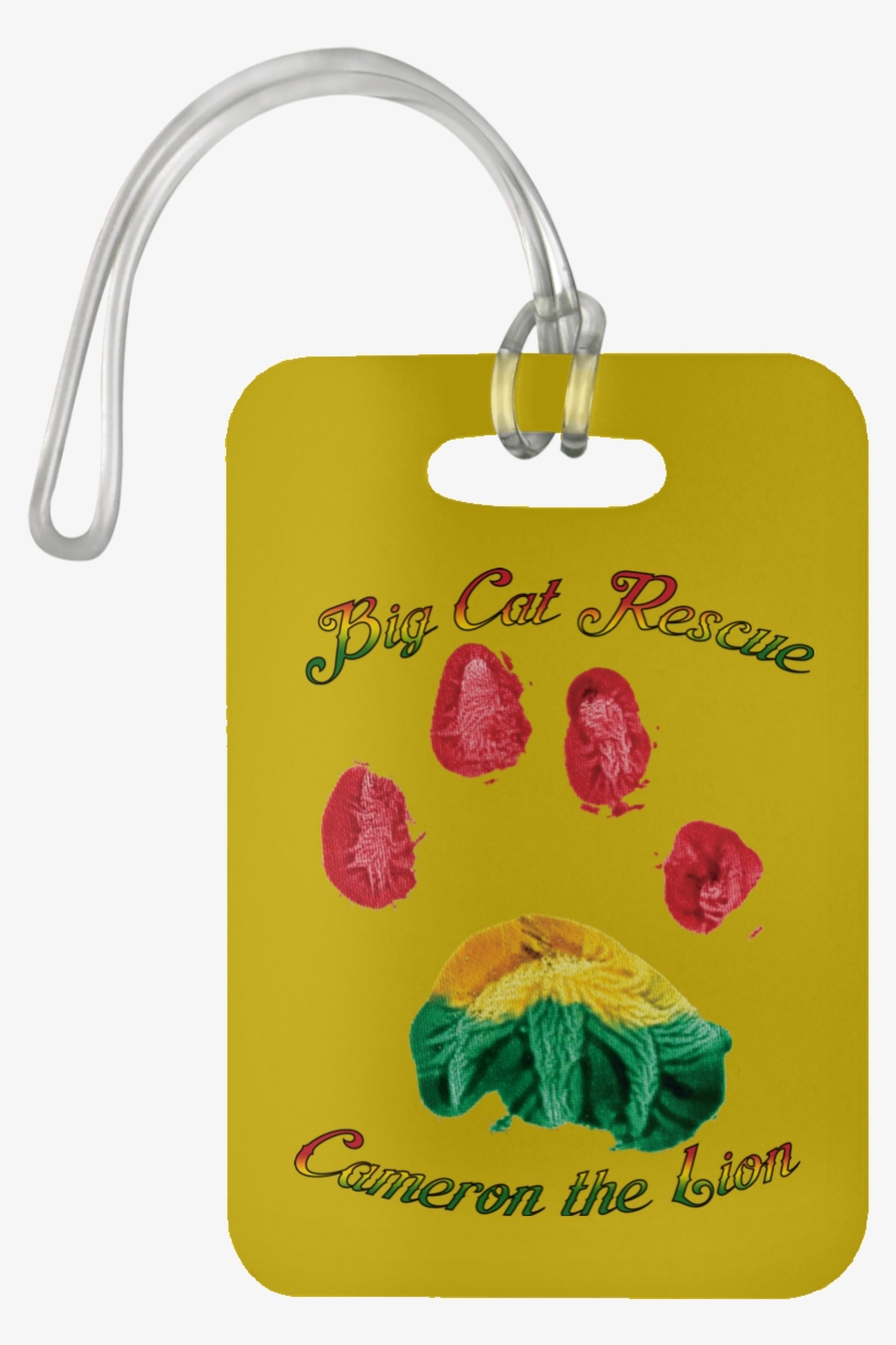 Cameron Lion Paw Print Un5503 Luggage Bag Tag - Bag Tag, transparent png download