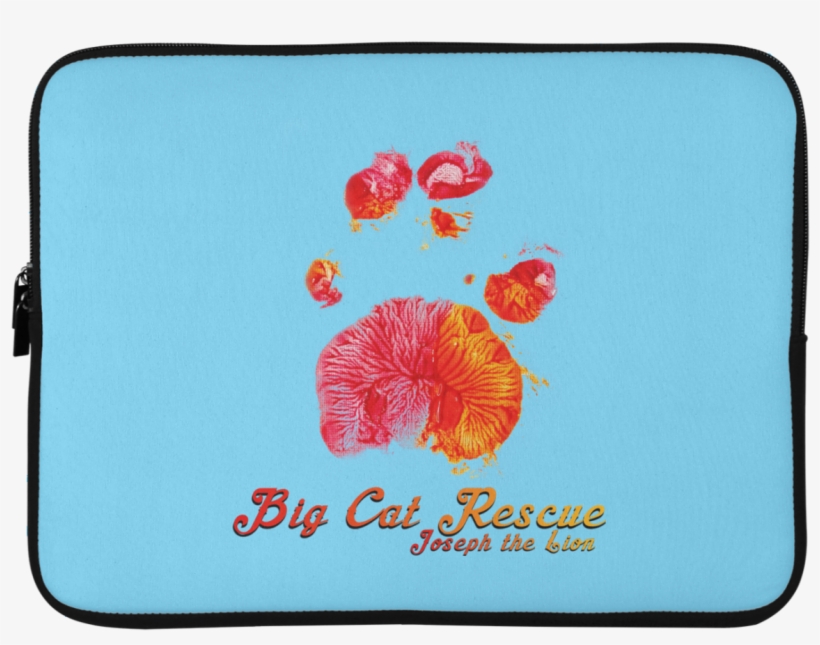 Joseph The Lion Paw Print Laptop Sleeve - Lion, transparent png download
