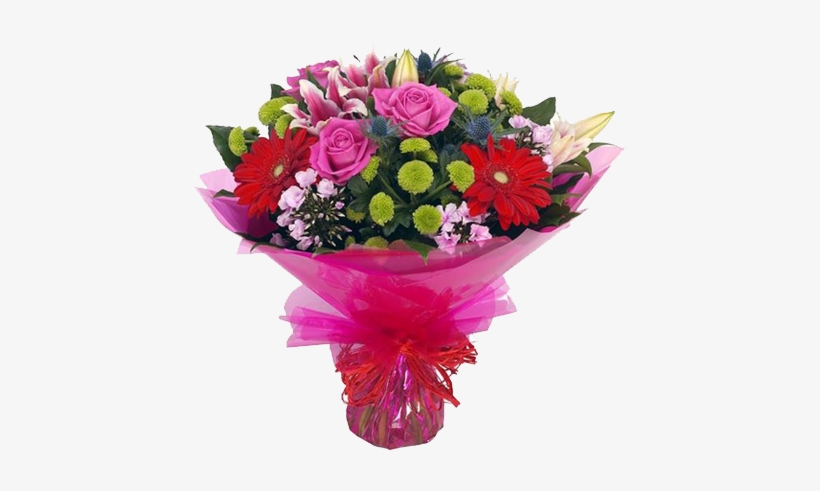 Flower Boquet - Elegant Bouquet Flower Arrangement, transparent png download