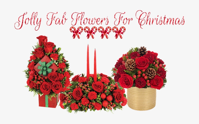 Christmas Is Just Around The Corner And Only 11 Days - Flowers - Crimson Christmas Bouquet - Regular, transparent png download