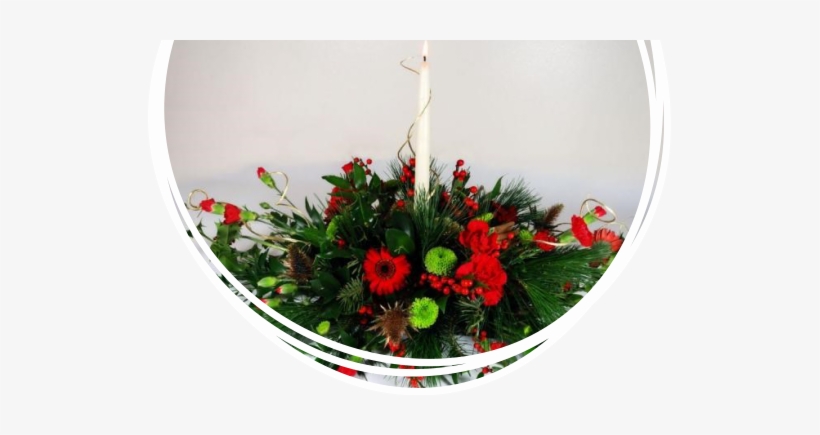 Christmas Flower Arrangements, transparent png download