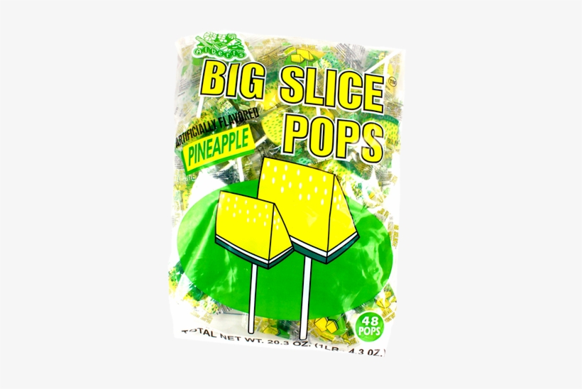 Big Slice Pineapple Pops - Graphic Design, transparent png download