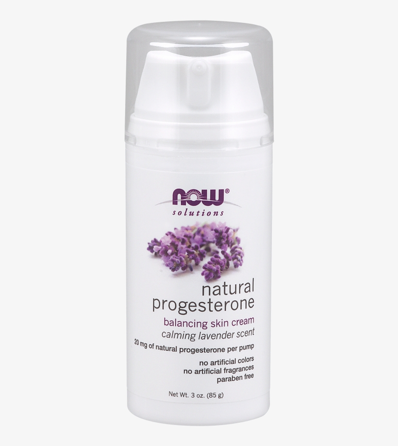 Natural Progesterone Balancing Skin Cream With Lavender - Now Foods - Lavender Oil - 16 Oz., transparent png download