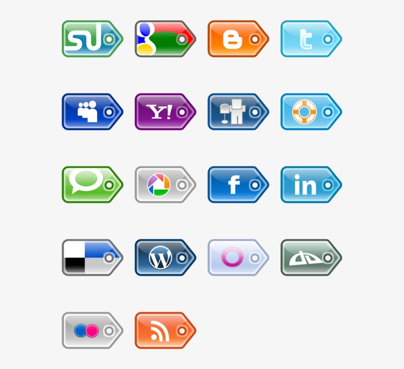 Search - Tag Social Media Png, transparent png download