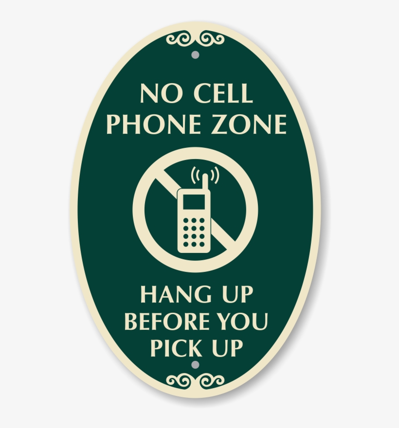 Hang Up Phone Sign K 0411 - Beware Of Dog No Trespassing, transparent png download