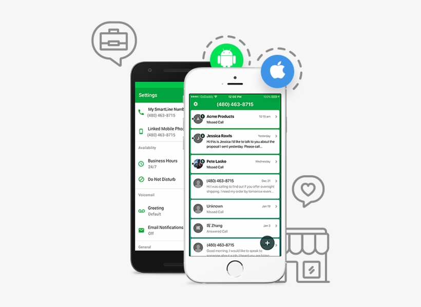 Feature Separate Your Business And Personal Calls Lg - Android, transparent png download