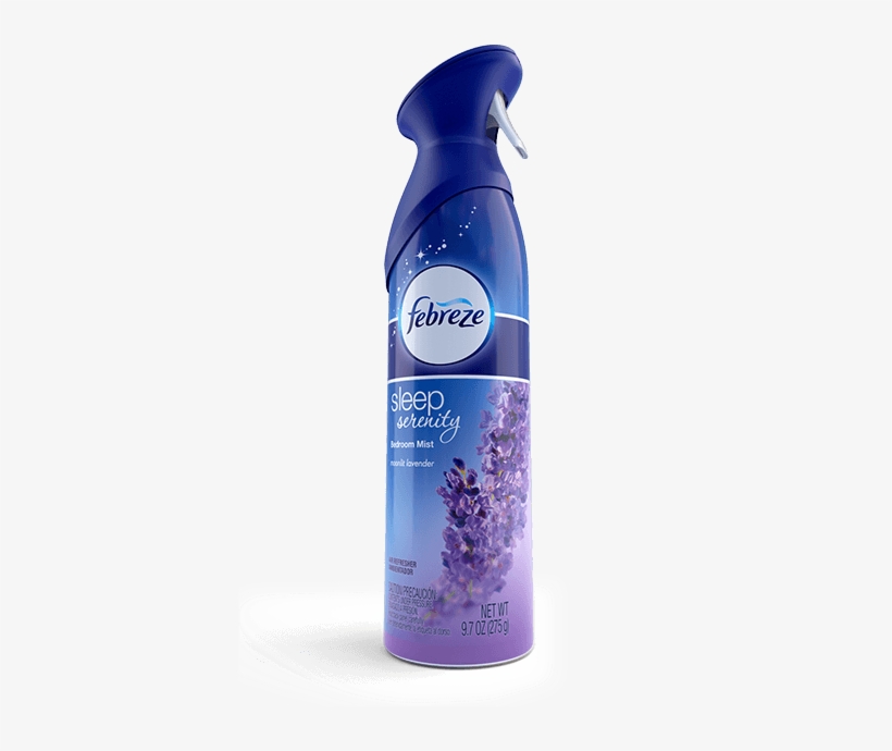 Sleep Serenity Bedroom Mist Moonlit Lavender - Febreze Smallspaces Sleep Serenity Moonlit Lavender, transparent png download
