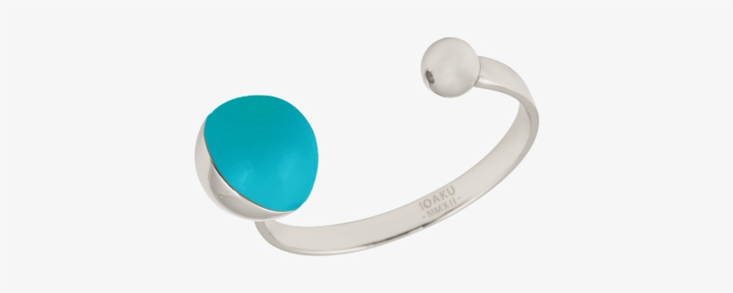 The Planet Cuff Silver/aqua » - Silver, transparent png download