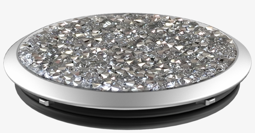 Silver Crystal - Popsockets, transparent png download