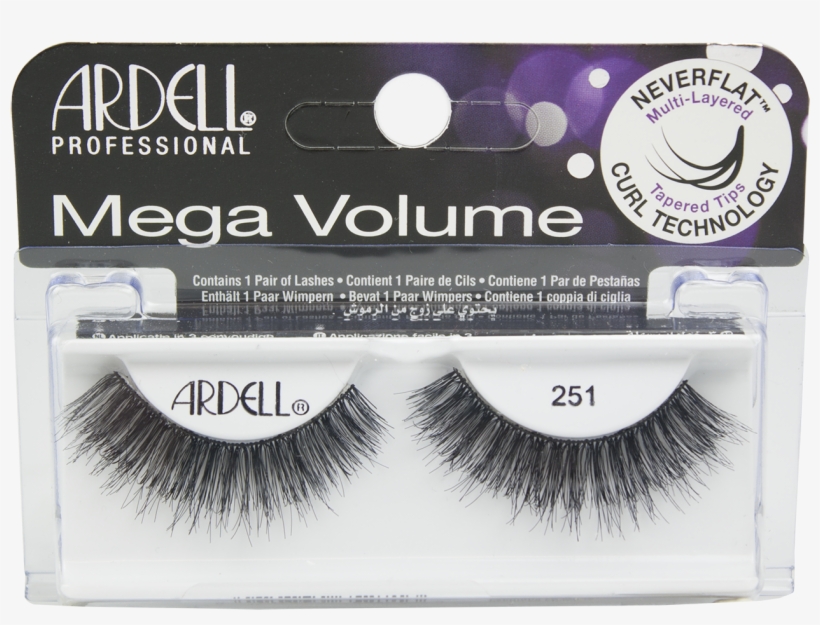 Pestañas Postizas 3d Mega Volume 251, , Hi-res - Ardell Lashes Mega Volume, transparent png download