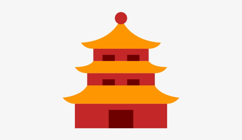 Chinese Temple Icon Png, transparent png download