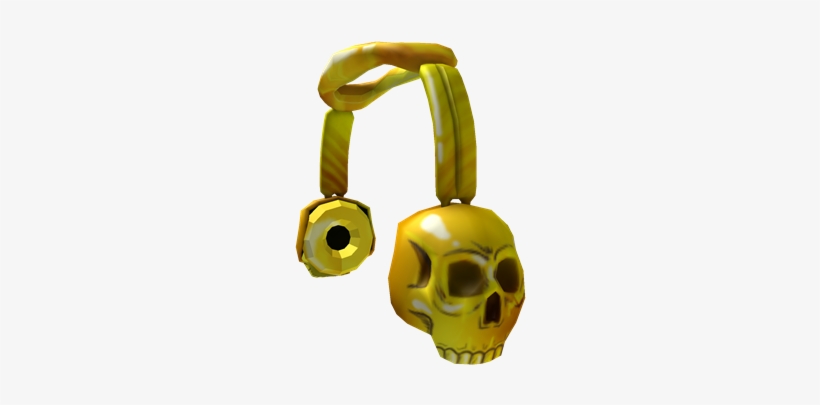 Promo Sainsburys Gold Skull Headphones - Wikia, transparent png download