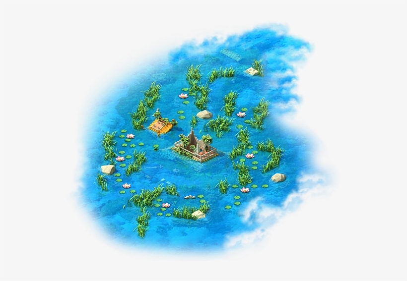 Pagoda Of A Thousand Rivers Construction - Artificial Island, transparent png download