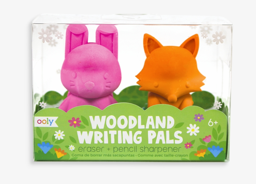 Woodland Writing Pals Erasers And Pencil Sharpeners - Ooly Woodlands Writing Pals Eraser, transparent png download