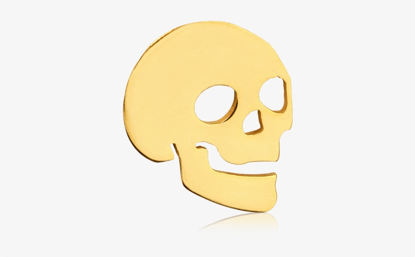 Tinkalink Gold Skull Charm - Skull, transparent png download