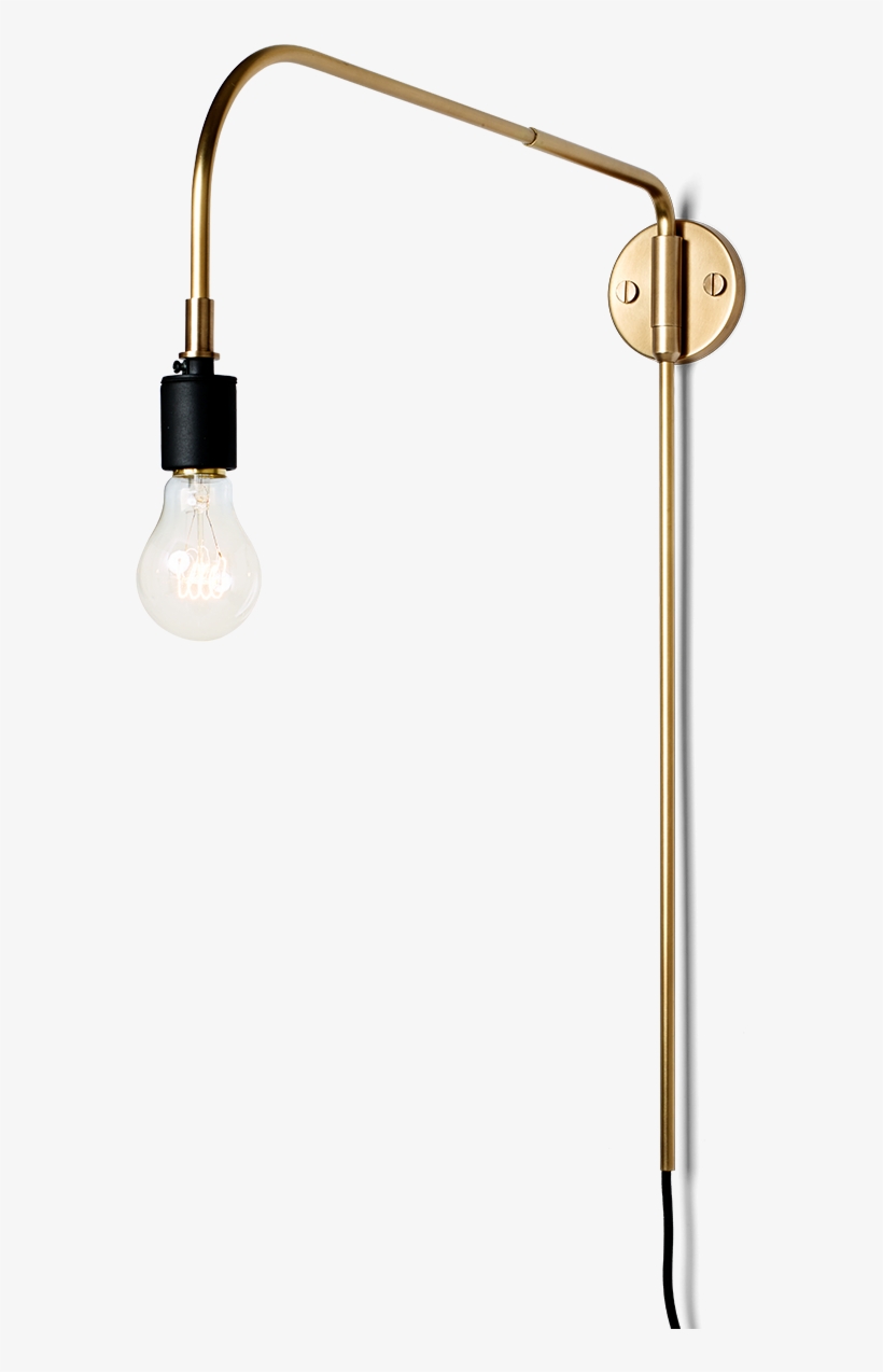 Warren Lamp, Brass - Menu Tribeca Warren Wall Lamp, Brass, transparent png download