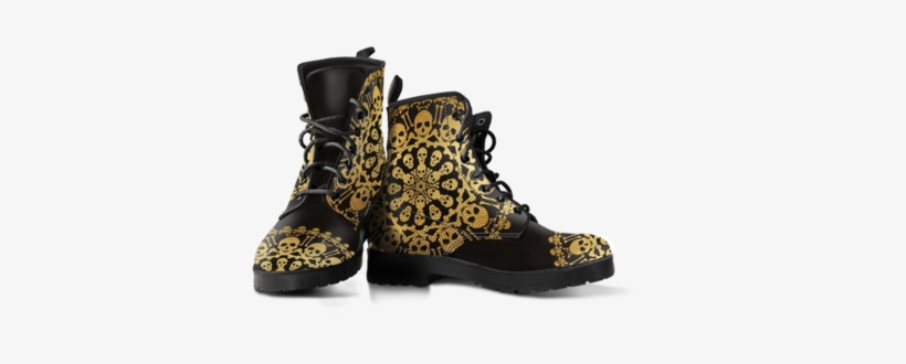 Skull Obsession Women's Leather Boots - Snoopy Mandala, transparent png download
