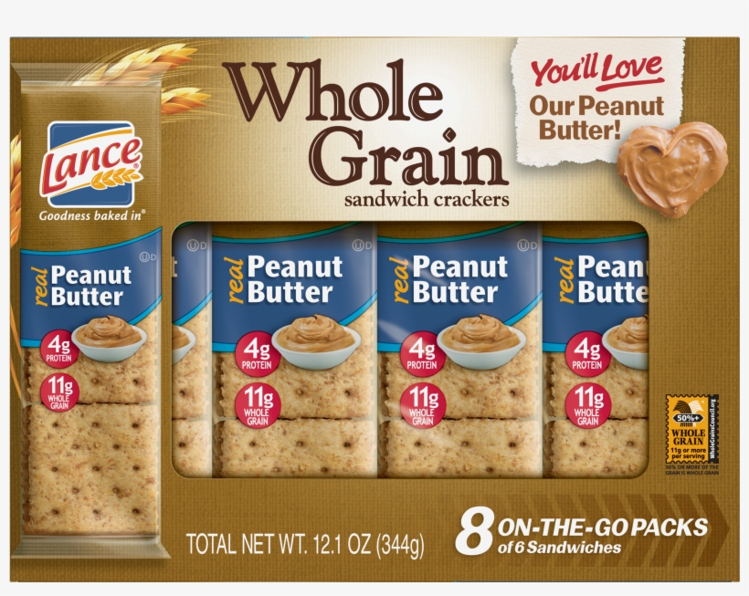 Whole Grain Sandwich Crackers Real Cheddar Cheese, transparent png download
