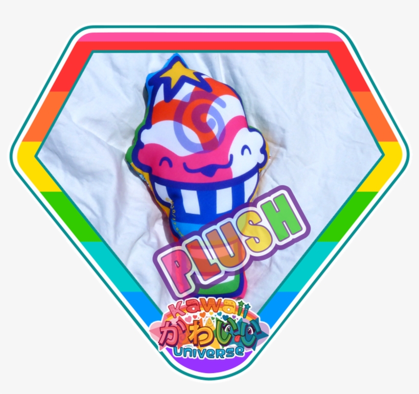 Cute Rock Star Ice Cream Doodle Plush - Nene, transparent png download