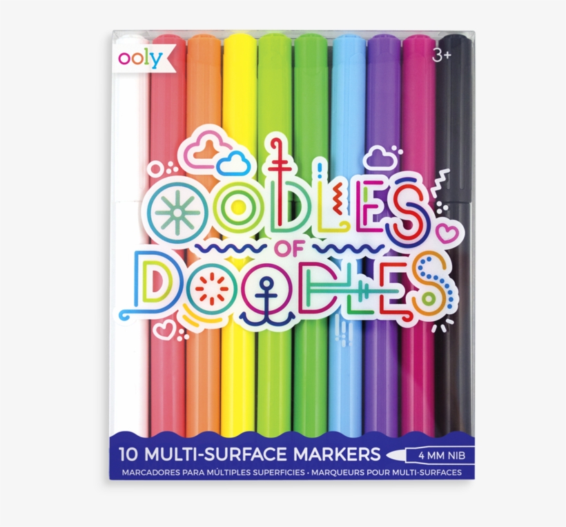 Oodles Of Doodles Multi-surface Markers - Ooly Markers, transparent png download