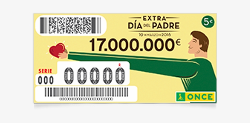Hoy Sábado El Sorteo Extraordinario Del Día Del Padre - Sorteo Once Dia Del Padre, transparent png download