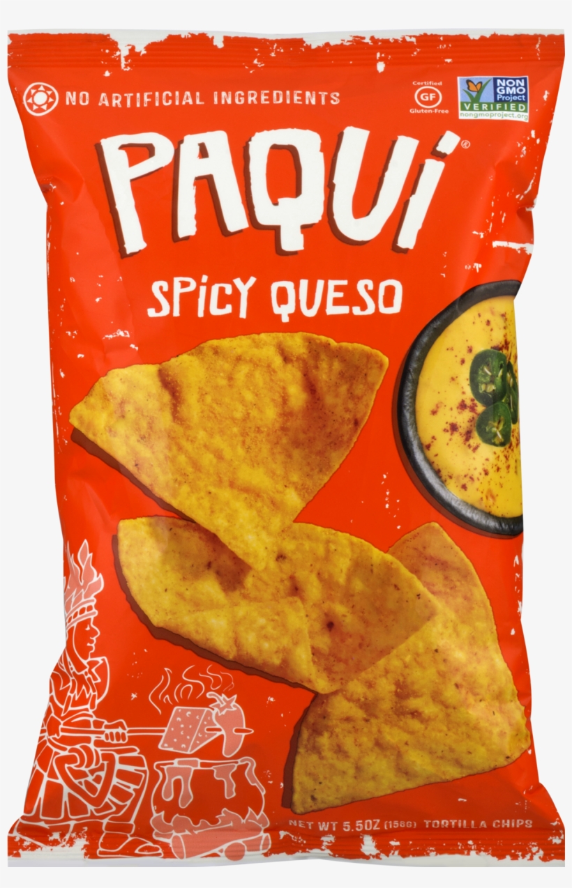 Paqui Spicy Queso Chips, transparent png download
