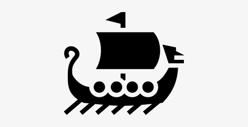 Boat Icon Sailing Ship Simple Symbols Viki - Stories Of Norse Gods And Heroes [book], transparent png download