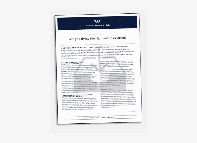 Aviation Mix Whitepaper - Aviation, transparent png download
