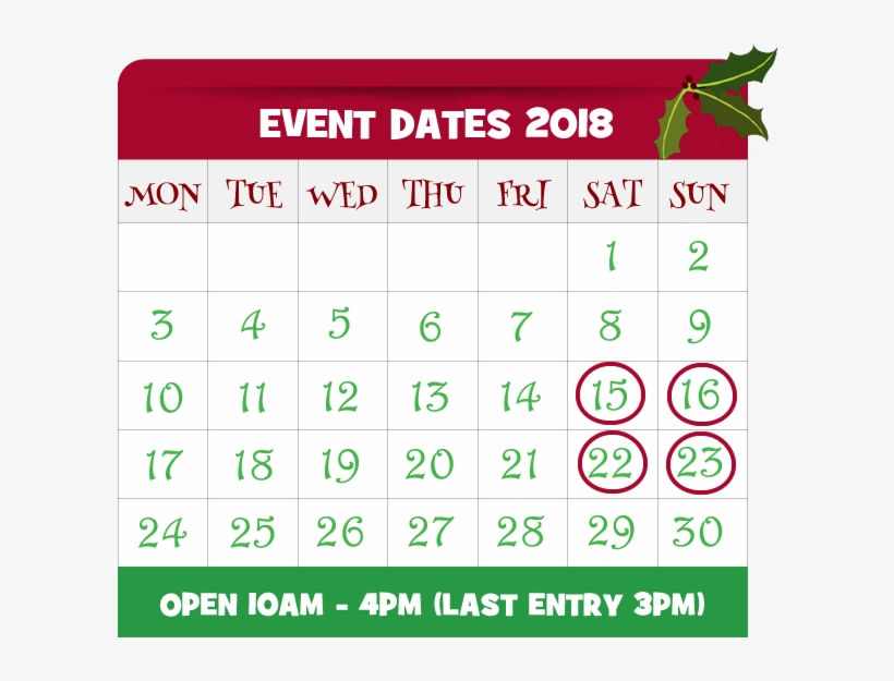 Santa's Grotto, Christmas Activities And Tours Are - Number, transparent png download