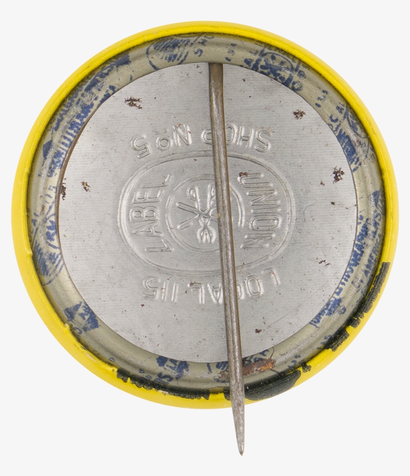 Joe Must Go Yellow Button Back Political Button Museum - Circle, transparent png download
