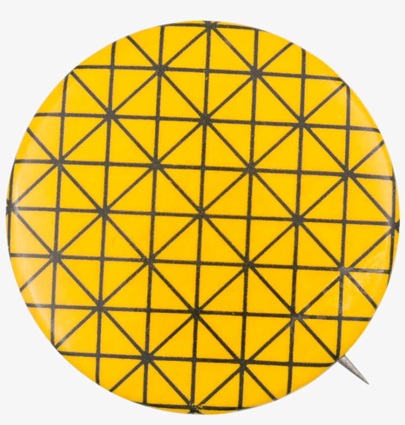 Yellow Pattern Art Button Museum - British Museum, transparent png download