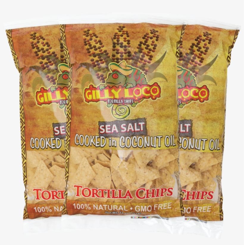 Chips Cooked In Coconut Oil 3-pack - Cooking, transparent png download