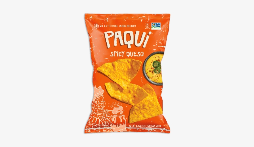 Paqui Spicy Queso Tortilla Chips, - Paqui Tortilla Chips, Spicy Queso - 5.5 Oz, transparent png download