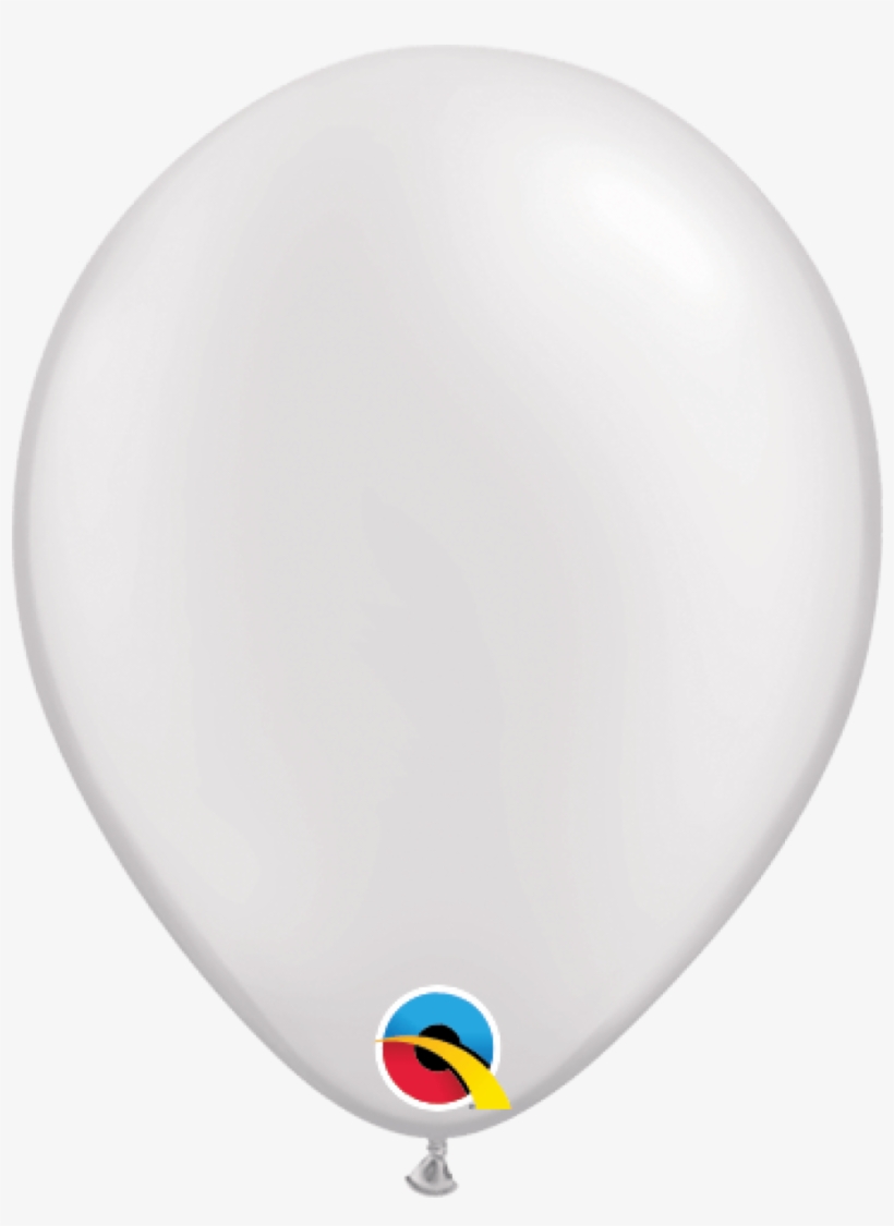 Balão Branco Perolado 5" - Qualatex, transparent png download