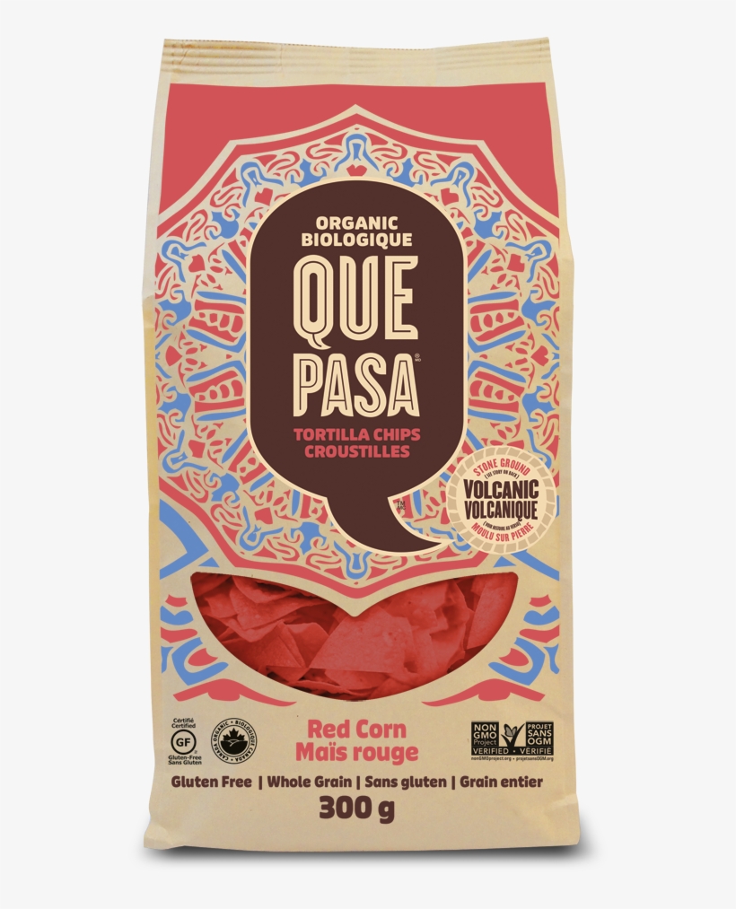 Que Pasa Organic Red Corn Tortilla Chips, transparent png download