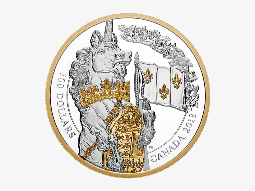 Pure Silver Gold-plated Coin - Silver, transparent png download