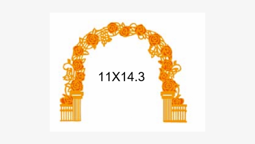 Nini's Things Wedding Arch Die - Lays Flower Arch Metal Cutting Dies Stencils Crafts, transparent png download