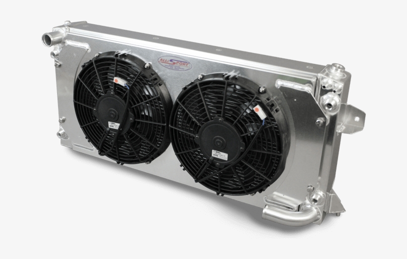 As76 V8 Rad With Twin Fans - Ventilation Fan, transparent png download